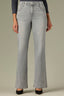 Light Grey Denim Contour Shape Technology High Rise Slightly Arched Back Yoke Grinded Hem Madison Bootcut Jean