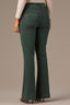 Dusty Spruce Contour Shape Technology High Rise Double Button Elastic Waistband Madison Utility Itty Bitty More Boot Pant