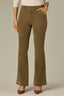 Forest Moss Contour Shape Technology High Rise Double Button Elastic Waistband Madison Utility Itty Bitty More Boot Petite Pant