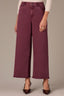 Washed Fig Jam Contour Shape Technology Skyrise Round Up Fray Hem Wyatt Wide Leg Boyfriend Jean