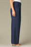 Navy Contour Shape Technology Ultra Skyrise Extended Tab Double Pleat Relaxed Straight Leg Trouser
