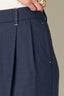 Navy Contour Shape Technology Ultra Skyrise Extended Tab Double Pleat Relaxed Straight Leg Trouser