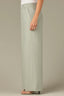 Eucalyptus Contour Shape Technology Skyrise Dart Seams Elastic Glider Waist Faux Fly Double Side Seam Cinched Hem Petite Wide Leg Trouser