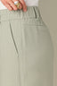 Eucalyptus Contour Shape Technology Skyrise Dart Seams Elastic Glider Waist Faux Fly Double Side Seam Cinched Hem Petite Wide Leg Trouser