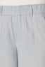 Jet Stone Contour Shape Technology Skyrise Dart Seams Elastic Glider Waist Faux Fly Double Side Seam Cinched Hem Petite Wide Leg Trouser