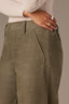 Lily Pad Contour Shape Technology Skyrise Double Side Seam V-Yoke Wide Leg Petite Trouser 