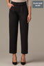 Black Contour Shape Technology Skyrise Side Panel Plus Size Trouser Pant