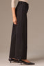 Black Whitney Contour Shape Technology Skyrise Slit Hem Wide Leg Plus Size Pant
