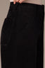 Black Contour Shape Technology Skyrise V-Yoke V-Pocket Wide Leg Plus Size Corduroy Pant