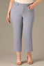 Blue Shadow High Rise Tatum Cropped Reverse Finish Fray Hem Contour Shape Technology Itty Bitty Flare Plus Size Jean 
