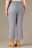 Blue Shadow High Rise Tatum Cropped Reverse Finish Fray Hem Contour Shape Technology Itty Bitty Flare Plus Size Jean 