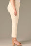 Ecru High Rise Tatum Cropped Reverse Finish Fray Hem Contour Shape Technology Itty Bitty Flare Plus Size Jean 