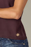 Aubergine Sleeveless Raglan Design Turtle Neck Sweater Tank Top