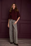 Tinted Brown Contour Shape Technology Mid-Rise Sam Acid Wash Wide Leg Jean