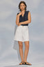 Optic White Denim Contour Shape Technology High Rise Relaxed Short