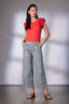 Deep Seagrass Skyrise Utility Pocket Center Seam Dart Seams Cropped Hem Contour Shape Technology Wide Leg Pant