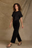 Black Contour Shape Technology Skyrise V-Pocket V-Yoke Wyatt Wide Leg Pant