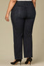 Indigo Denim Contour Shape Technology Mid-Rise Sweetheart Shaped Back Yoke Sawyer Straight Leg Plus Size Jean