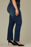 Indigo Denim Contour Shape Technology Mid-Rise Plus Size Sawyer Straight Leg Jean