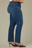 Blue Denim Sawyer Mid-Rise Contour Shape Technology Straight Leg Plus Size Jean