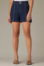 Skyrise Front Seam Trouser Shorts with Double Button