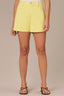 Lime Contour Shape Technology Skyrise Surplus Hem V-Yoke Dart Seam Dolphin Short