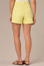 Lime Contour Shape Technology Skyrise Surplus Hem V-Yoke Dart Seam Dolphin Short