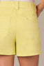 Lime Contour Shape Technology Skyrise Surplus Hem V-Yoke Dart Seam Dolphin Short