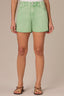Washed Meadow Contour Shape Technology Skyrise Surplus Hem V-Yoke Dart Seam Dolphin Short
