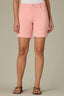 Melon Sorbet Contour Shape Technology Mid-Rise Woven Stretch Twill Petite Short