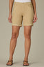 Mid-Rise Stretch Twill Shorts