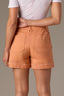 Autumn Sunset High Rise Double Pocket Fray Hem Dart Seam Contour Shape Technology Short