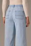 Light Blue Denim Skyrise Seaming Cropped Hem Dart Seam REPREVE Contour Shape Technology Whitney Wide Leg Jean