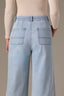 Light Blue Denim Skyrise Seaming Cropped Hem Dart Seam REPREVE Contour Shape Technology Whitney Wide Leg Jean