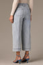 Light Blue Denim Skyrise Utility Pocket Center Seam Dart Seams Cropped Hem REPREVE Contour Shape Technology Wide Leg Jean