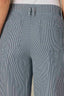 Blue Denim Contour Shape Technology Skyrise Striped Cropped Wide Leg Utility Jean
