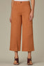 Desert Bronze Contour Shape Technology Skyrise Cropped Wide Leg Utility Pant