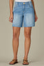 Light Blue Denim Contour Shape Technology High Rise Relaxed Short