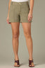 Basil Contour Shape Technology High Rise Slightly Arched Back Yoke Angled Dart Seams V-Shaped Front Yoke Short