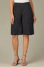 Black Contour Shape Technology Skyrise Angled Dart Seams Patch Pocket Wraparound Pockets Relaxed Bermuda Short