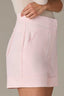 Ballet Pink Contour Shape Technology Skyrise Curved Yoke Hook Zip Closure Fixed Cuff Hem Short