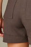 Espresso Contour Shape Technology Skyrise Curved Back Yoke Double Hook Seaming Detail Fixed Cuff Hem Short