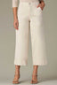 Blanched Almond Contour Shape Technology Skyrise Angled Dart Seams Utility Pocket Cropped Hem Wide Leg Pant