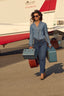 Sawyer Mid-Rise Straight Leg Jeans in Blue