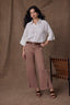 Sam High Rise Forward Slit Seam Wide Leg Jeans