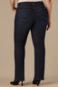 Indigo Denim Brittany Mid-Rise Contour Shape Technology Itty Bitty Boot Plus Size Jean