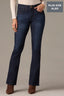 Indigo Denim Brittany Mid-Rise Contour Shape Technology Plus Size Itty Bitty Boot Jean