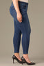 Blue Denim Sophie Contour Shape Technology Mid-Rise Cropped Ankle Hem Skinny Plus Size Jean
