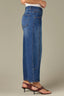 Blue Denim Contour Shape Technology High Rise V-Yoke V-Shaped Pockets Front Panels Plus Size Barely Barrel Jean