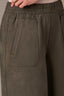 Laurel Wreath Contour Shape Technology Skyrise Patch Pocket Angled Dart Seam Elastic Pull On Waist Faux Fly Plus Size Palazzo Pant